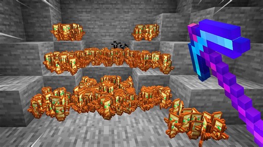 Survive the chaos of infinite random item drops in Minecraft