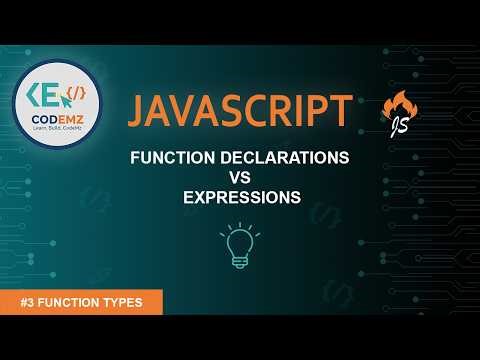 Function Declarations vs Expressions
