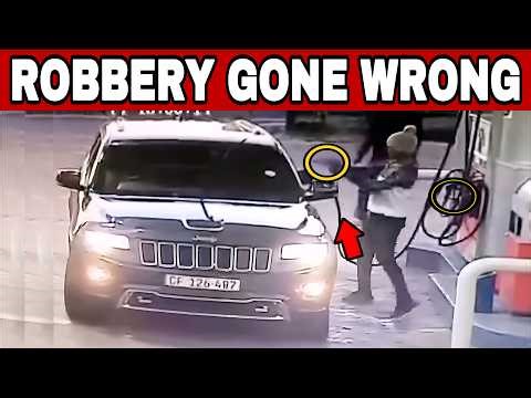 TOP 52 Dumbest Robbery Cases Caught on Camera - Part 13