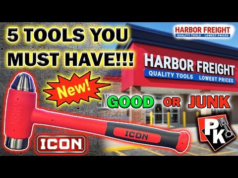 5 HARBOR FREIGHT TOOLS YOU MUST HAVE!!! #harborfreight #tools #top5 #toolreviews #icon #diy