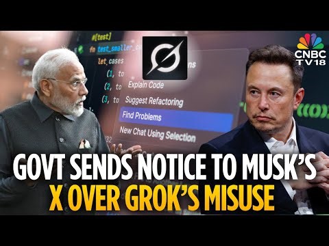 Elon Musk Grok Row: Centre Issues Notice To X over Obscene, Sexually Explicit Content