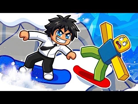 🔥 Noob vs Pro Snowboard Race in Roblox! Epic Funny Fail 😂|NEW update