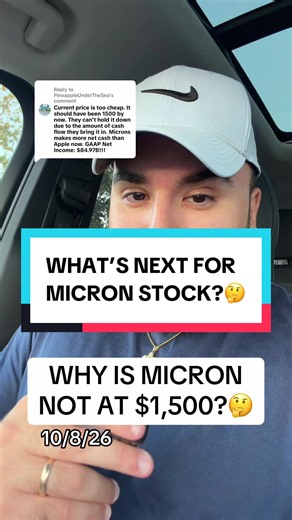 Replying to @PineappleUnderTheSea What’s NEXT For Micron? Time To BUY?🤔 #micron #tradingstocks #investing #finance #memory