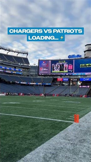 chargers vs patriots loading... ⚡️