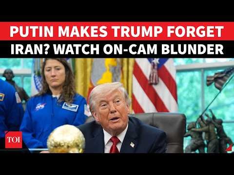 Putin’s Iran Message Rattles Trump? POTUS Struggles On Cam When Quizzed On Hormuz