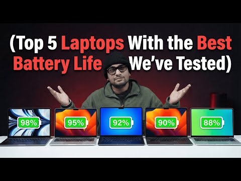 Top 5 Laptops with best battery life tested at 91mobiles