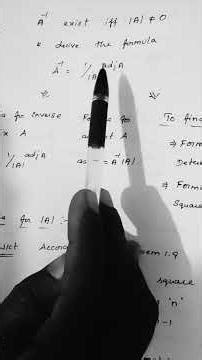 12th Maths / unit -1 /Application of matrices & Determinants /Formula for lAl & A ‪@mathswithvsk6794‬