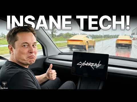 Tesla Cybercab Robotaxi Tech Just Changed... INSANE!