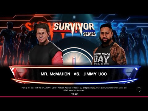 WWE 2K20 PC - Mr. McMahon VS Jimmy Uso [4K60FPS]