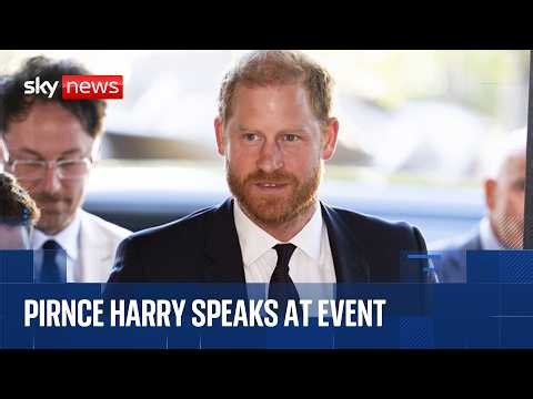 Prince Harry appears at Clinton Global Initiative annual meeting
