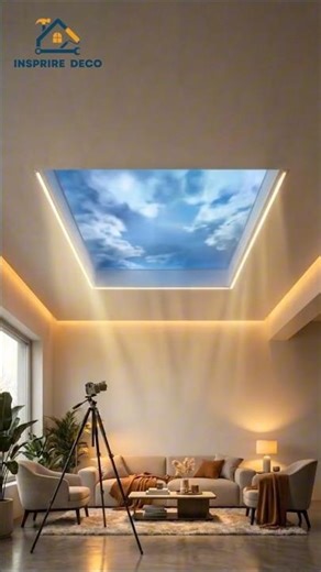 cloud ceiling installation process start to finish #satisfying #diy #homedecor