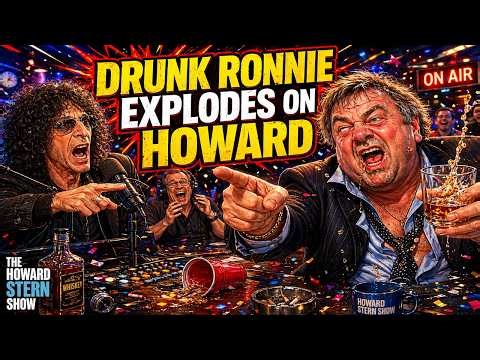 Ronnie Gets DRUNK & DESTROYED After Insulting Howard 😳 Total Party Chaos | The Howard Stern Show