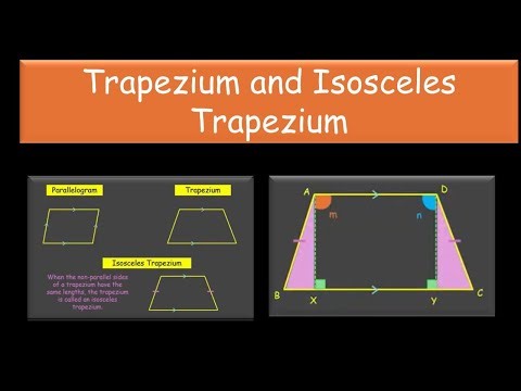 Trapezium & Isosceles Trapezium & properties | Quadrilaterals | NCERT Grade 8 | Math | Khan Academy