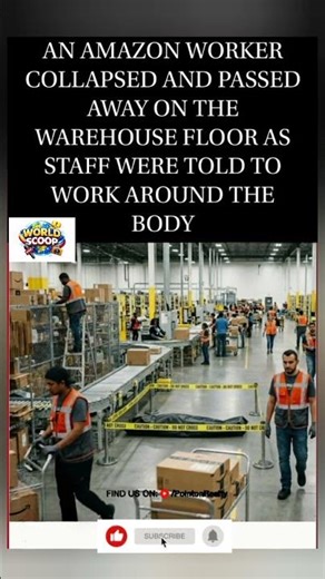 disturbing claims from amazon warehouse 😳⚠️#amazon #workplace #breakingnews #shorts #youtuber #usa