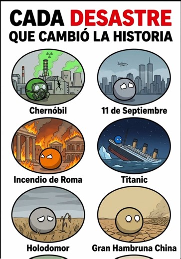 Cada Desastre Que Cambió al Mundo : Titanic #titanic #historia #desastre #countryballs #educacion