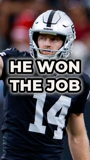 Congrats To THIS Raiders Player For Winning The Job! #raiders #nfl #chatsports #shorts