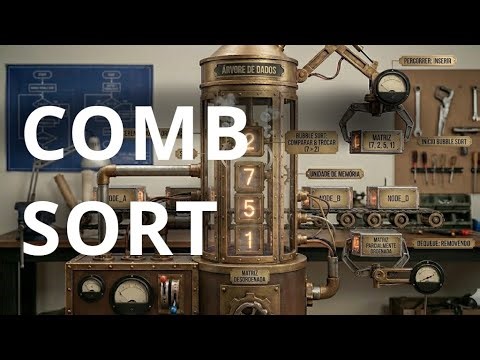 Curso Lógica Programação - Comb Sort (Ordenação do Pente)