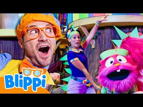 Doing the Dino Groove🪩 Blippis Treehouse | Blippi Songs 🎶| Educational Songs For Kids