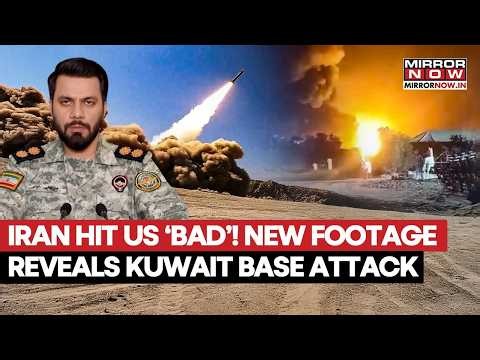 Iran BOMBS US Base In Kuwait With F-5 Jets? New Video Captures  ‘Demolished’ Camp Buehring | Watch