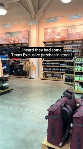 I found some Texas Exclusive Yeti patches at the Yeti Outlet... #Shorts #erinwithan.e