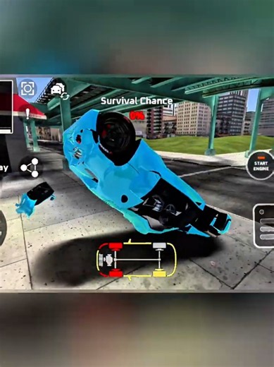 Drive CSX - High Speed Crashes and Stunts : Ultimate Car Crash Simulator Ep.11 #Shorts 15