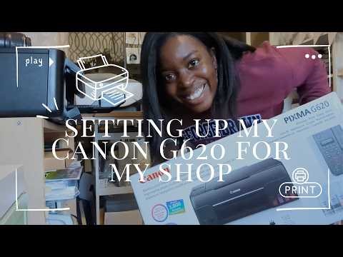 Setting Up My Canon PIXMA G620 MegaTank Printer | Real Time Setup & First Print