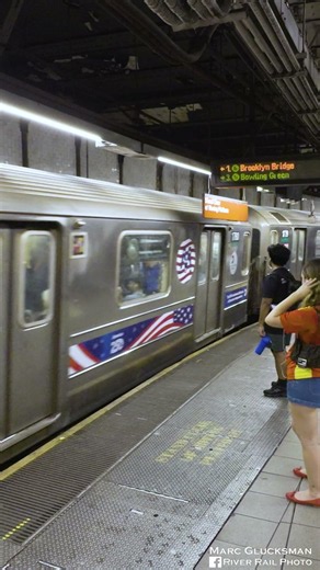 MTA NYCT Subway America 250 On The 6 Line (14 St-Union Square, NY) #shorts