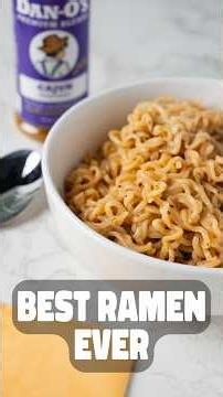 Creamy Cajun Alfredo Ramen | The Best Ramen Noodles You'll Ever Have