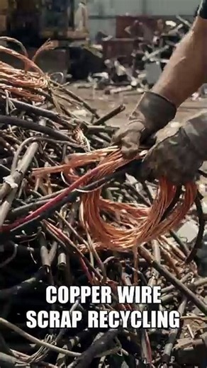 Copper wire scrap recycling