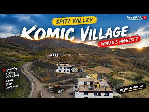 Riding to the World’s Highest Village Komic | Hikkim & Chicham Bridge | Spiti Valley Ride EP 06