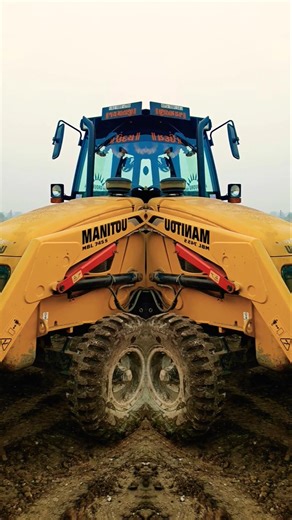 Manitou Jcb Backhoe Loader Mirror short video ❤️👍😱💯🤟 #automobile #jcbbaba #excavator #mirror #shorts