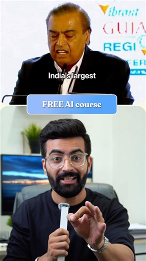 Jio’s is giving FREE AI Course + Certificate 🤯 Few Seats