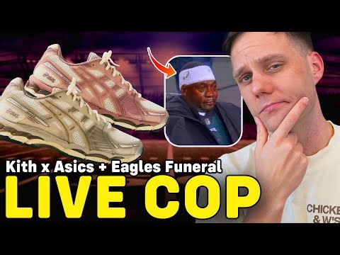 LIVE COP: KITH ASICS & EAGLES LOSE HAHAHAHAHHA