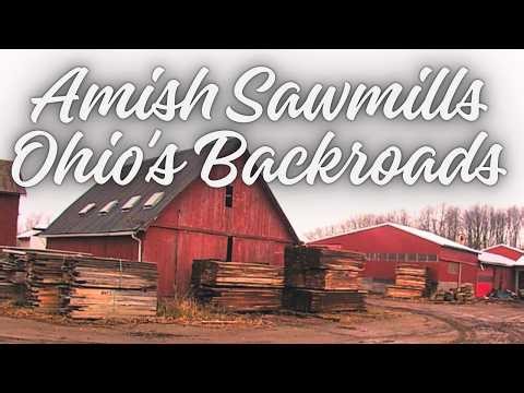 2 Amish Saw Mills and a Sketchy Bridge Amish Country Back roads