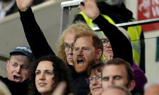 Rowdy rugby fans boo Harry as Sussex Squad insist they were jeering the referee