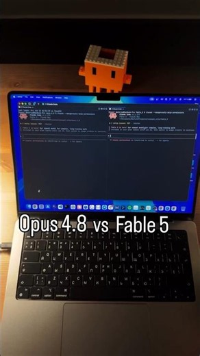 AI Coding Battle: Opus 4.8 vs Fable 5 🔥 #developer #coding #ai #claude #vibecoding #fable #opusclip