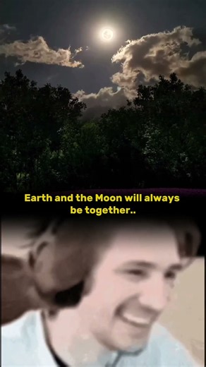 The moon is moving away from us