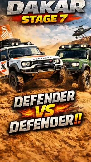 Dakar Stage 7 : Defender vs Defender !!