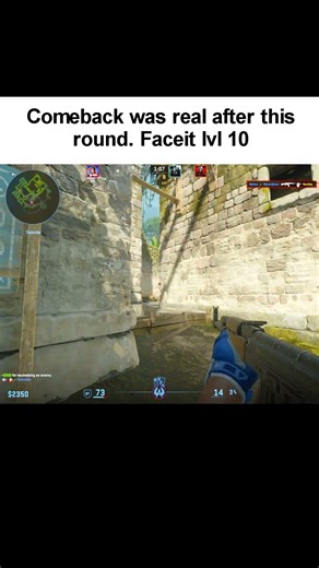 1v3 4k to turn around the game, faceit lvl 10 #cs2 #csgo #cs2clips #cs2moments #cs2highlights