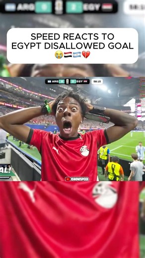 IShowSpeed Reacts To INSANE Egypt Goal 😭 *Disallowed*