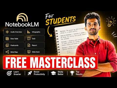 NotebookLM Tutorial 2026 🔥 | The AI Study Tool Every Student Must Use!