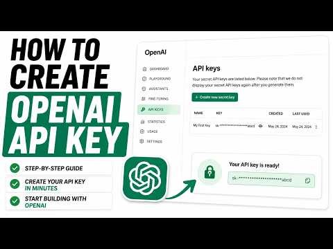 How to Create an OpenAI API Key (2026 Guide)