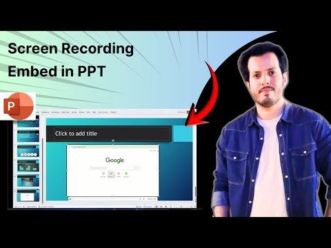 How To Record Your Screen in PowerPoint and Embed It Directly Step By Step Tutorial