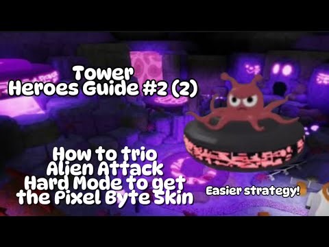 Alien Attack Hard Trio - Beginner Friendly - Tower Heroes