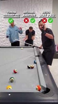 PRO POOL - Jesus Atencio 🇻🇪 VS PRO TRICK SHOTS - Florian Kohler 🇫🇷 VS AMATEUR - Michael Lin 🇺🇸 🎱