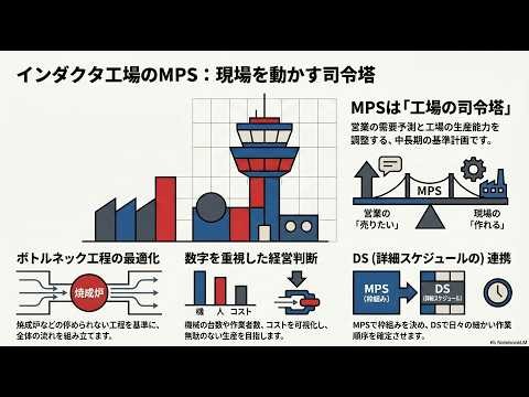 【電子部品・インダクタ工場のMPS 1】基礎知識 ～ 焼成炉/ローラーハースキルン/連続稼働/OEM内示変動/多品種SKU/RCCP/ラフカット能力計画/PSI計画/在庫管理/欠品防止/段取り替え
