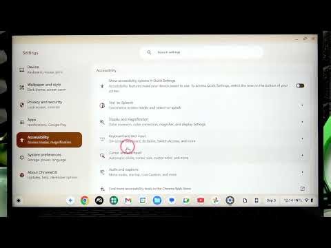 How to disable and re-enable the touchpad on ASUS Chromebook C434T