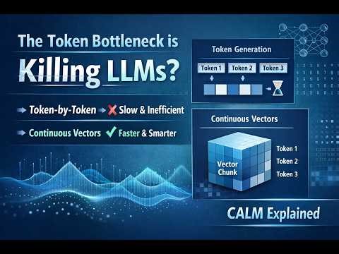 The Token Bottleneck is Killing LLMs | This New Model Fixes It | CALM Explained (Future of AI) #LLM