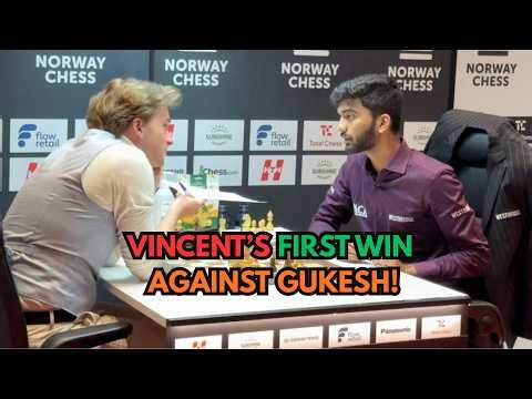 First Classical win against the World Champion! | Vincent Keymer takes down D Gukesh | Norway Chess