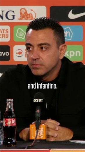 Xavi SHUTS DOWN question on Infantino ❌